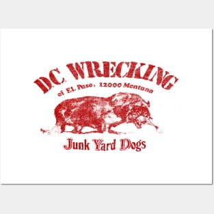 Vintage wrecking junk yard dogs Posters and Art